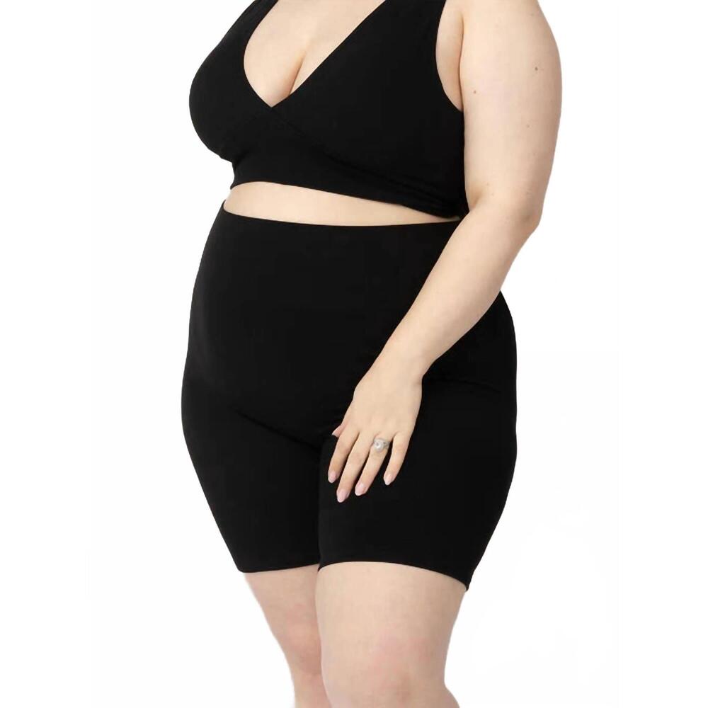 NEW KINDRED BRAVELY bamboo maternity & postpartum bike short in black